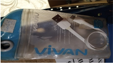 CABEL USB VIVAN C 130 30CM FOR I PHONE 5