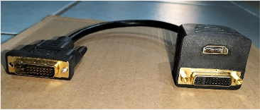 HOWELL CABEL SPLITTER DVI 24+5 TO DVI 24+5 & HDMI FEMALE