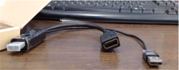 CABEL HDMI (M) TO DISPLAY (F) PORT H146
