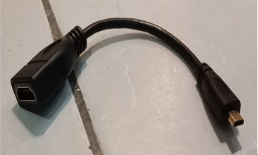 CABEL MICRO HDMI (M) TO HDMI (F) STRAIGHT