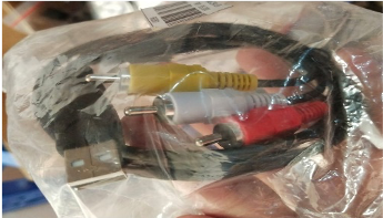 CABEL USB TO 3 RCA+AV 1.5M