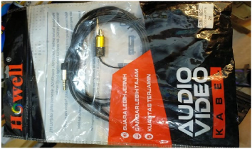 HOWELL CABEL AUDIO 3.5MM TO 3 RCA 2M (NM)