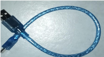 CABEL USB 2.0 TO 5 PIN 30CM TRANSPARANT