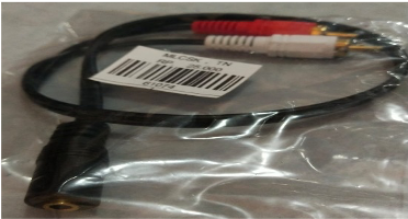 CABEL AUDIO 3.5 (F) TO 2 CRA (M)