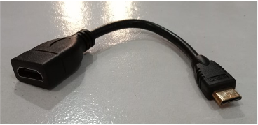 CABEL MINI HDMI (M) TO HDMI (F) STRAIGHT