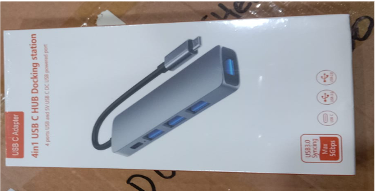 TYPE-C TO USB HUB ADAPTER 4 PORT 5 GBPS 4 IN 1 HC-13E