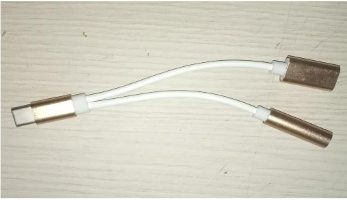 CABEL USB TYPE-C SOUND CARD+CHARGER