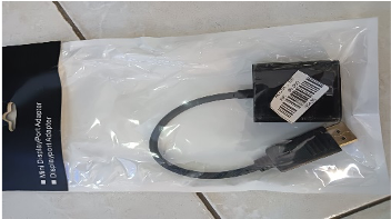 CABEL DISPLAY PORT TO DVI ( ADAPTER)