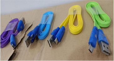 CABEL USB MICRO FLAT WARNA WARNI
