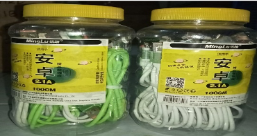 CABEL CHARGER LIGHTNING (IPHONE) TOPLES MINGLU (10PCS)