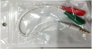 CABEL JACK AUDIO 3.5 CABANG 2 FEMALE