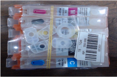 CARTRIDGE REFILLABLE CANON 750/751 WITH CHIP