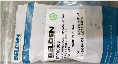 CONNECTOR RJ45 BELDEN CAT6 AP700008