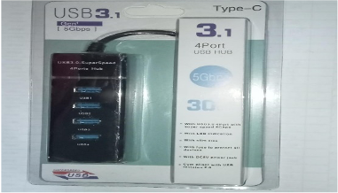 TYPE-C USB HUB 4 PORT 5GBPS XL-5015