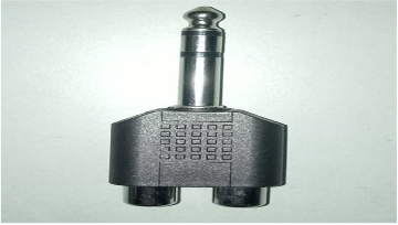 CONECTOR AUDIO 2 RCA F TO AUDIO 6.5 M