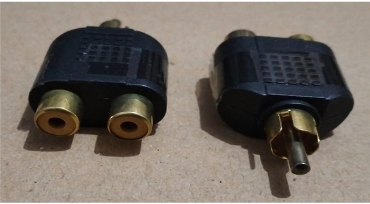 HOWELL CONVERTER 1 RCA M - 2 RCA F