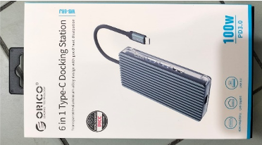 6IN1 TYPE-C DOCKING STATION ORICO WB-6RJ