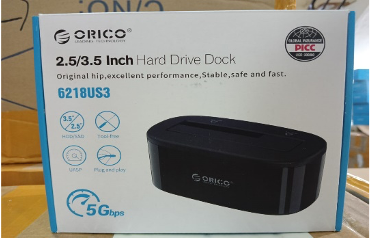 DOCKING HARDISK ORICO USB 3.0 3.5 INCH 2.5 BLACK 6218US3