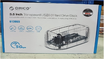 DOCKING HARDISK ORICO USB 3.0 3.5 INCH 2.5 TRANSPARAN 6139U3
