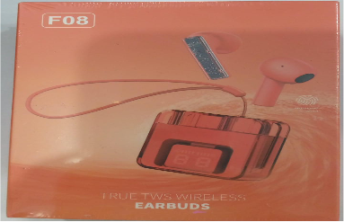 EARPHONE BLUETOOTH TWS-F08 ORANGE