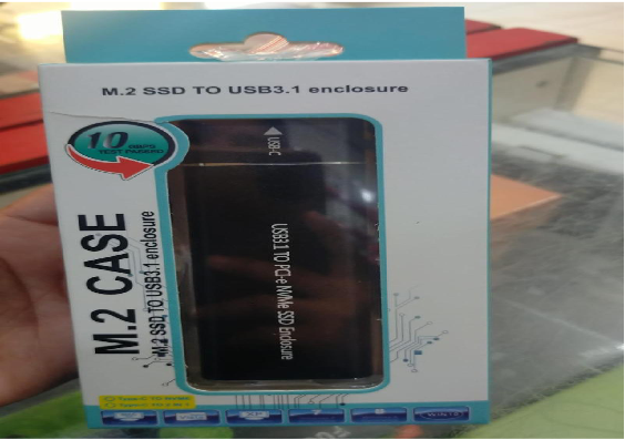 EXT CASE NVME 10 GBPS BLACK