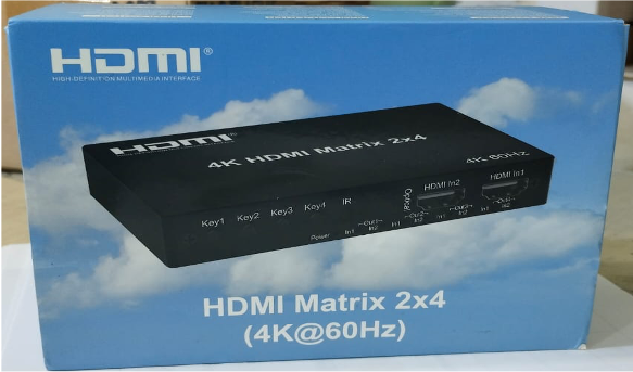 HDMI MATRIX 2X4 4K@60HZ