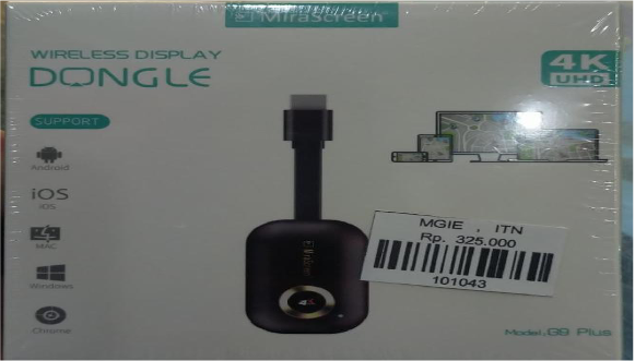 HDMI DONGLE MIRASCREEN G9 PLUS