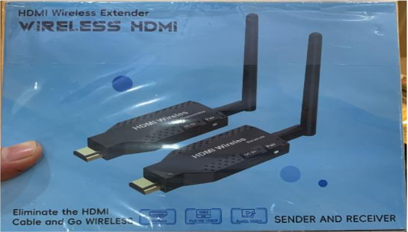 HDMI EXTENDER 50M WIRELESS 4 IN 1