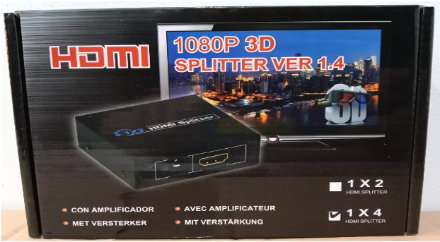 HDMI SPLITTER 4 PORT 1.4 ISC EP-HS04