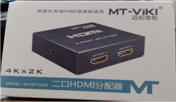 HDMI SPLITTER 2 PORT MT-VIKI MT-SP102M