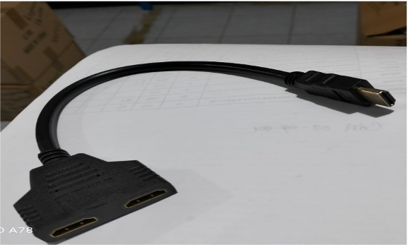 CABEL HDMI SPLITTER 30 CM 2 PORT