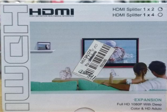 HDMI SPLITTER 2 PORT GOOD QUALITY