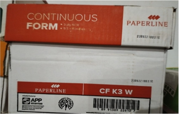 CONTINOUS FORM A4 3 PLY TIDAK POTONG