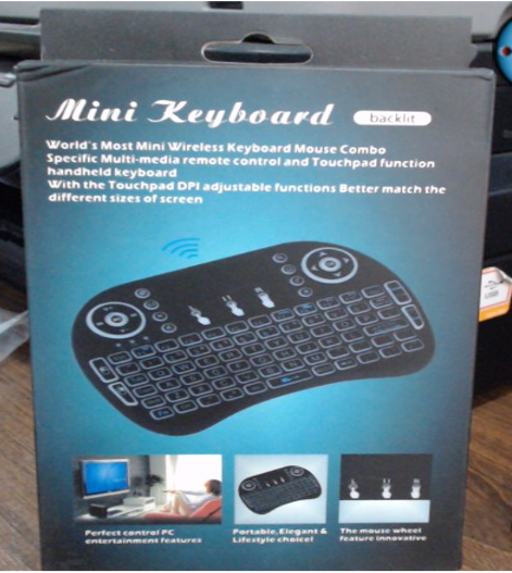KEYBOARD+MOUSE WIRELESS MINI BACKLIT