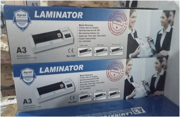 MESIN LAMINATING A3 BESI MODEL 320 WITH KNOB