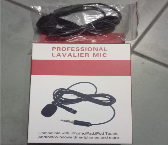 MICROPHONE JEPIT PROFESIONAL LAVAIER