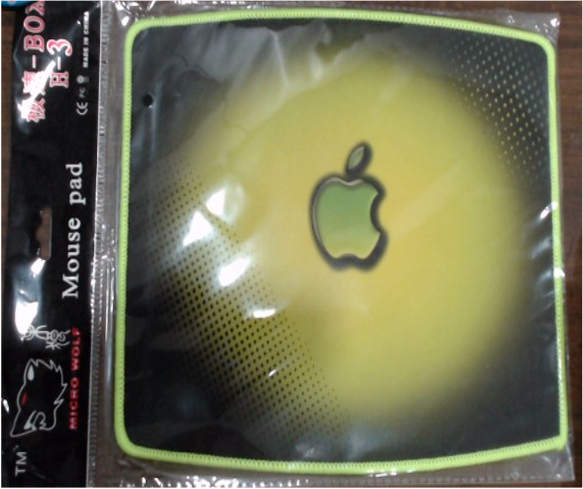 MOUSE PAD APPLE TEBAL H3
