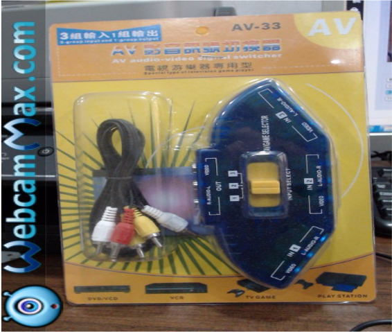 RCA SWITCHER 3 PORT AV-33