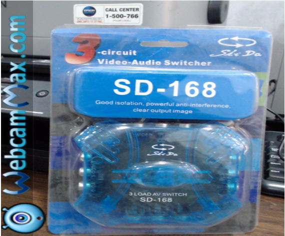 RCA  SWITCHER 3 PORT SD-168 SHI DA