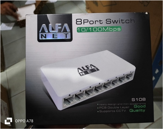 SWITCH HUB 8 PORT 10/100 MBPS S108 ALFANET