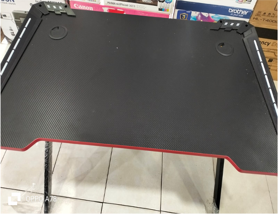 GAMING TABLE 60X100X74 CM HITAM