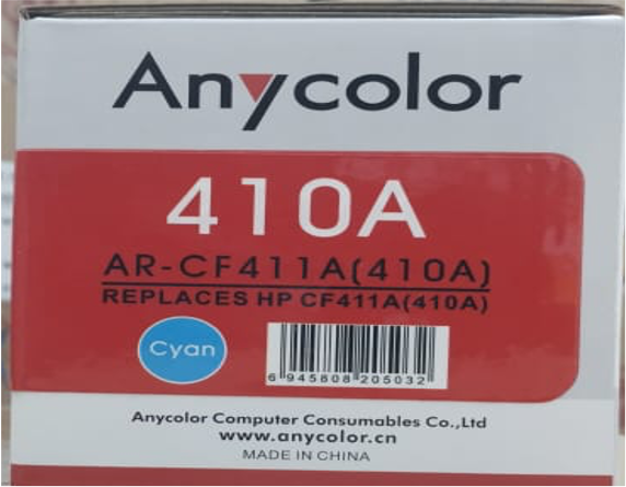 TONER HP 410A CYAN ANYCOLOR