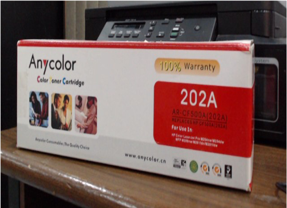 TONER CARTRIDGE ANYCOLOR AR-CF500A (202A) BLACK