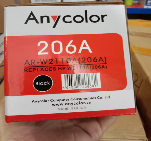 TONER 206A ANYCOLOR AR-W2110A BLACK