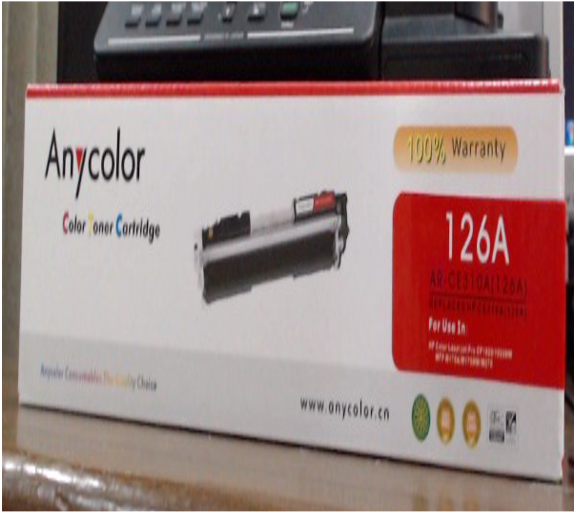 TONER CARTRIDGE ANYCOLOR AR-CE310A (126A) BLACK