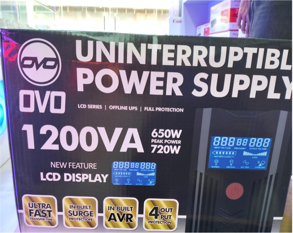 UPS OVO 1200VA. SCREEN