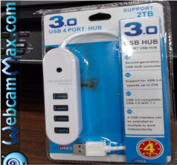 USB HUB 3.0 4 PORT 2TB 5GMBPS 1M