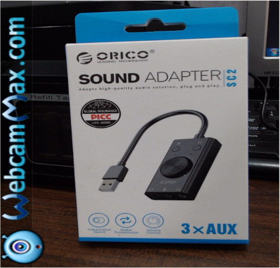 USB SOUND ORICO SC2-BK-BP