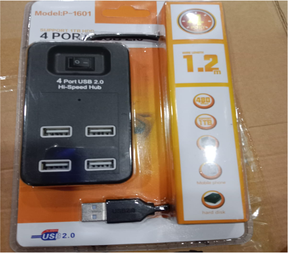 USB HUB 2.0 4 PORT P-1601