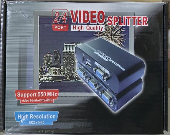 VGA SPLITTER 2 PORT GOOD QUALITY VGA 102A